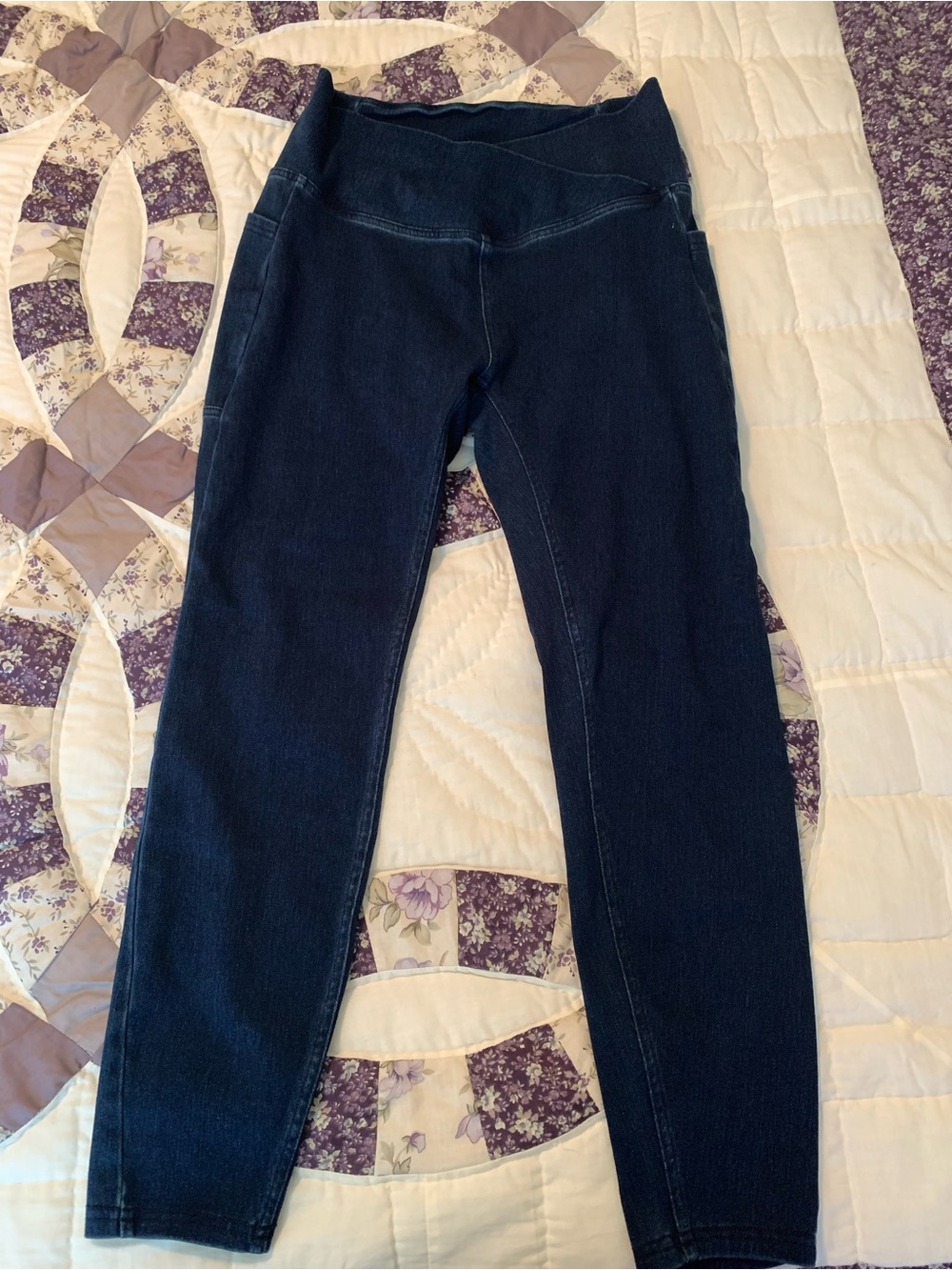 HALARA Navy Blue Pull-On Jeggings